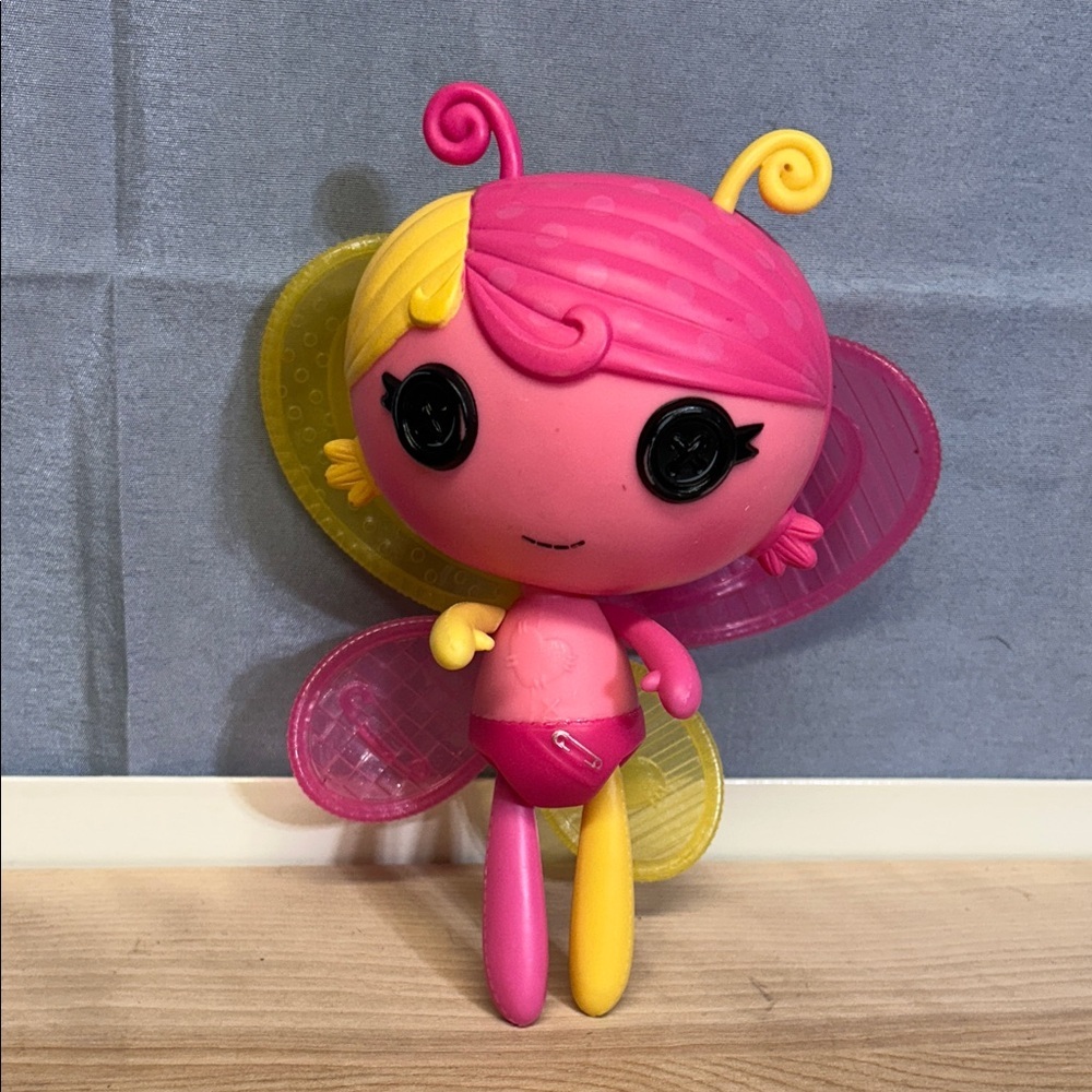 LALALOOPSY LALA-OOPSIES FAIRY DAFFODIL BUTTERFLY TOY DOLL 7 inches